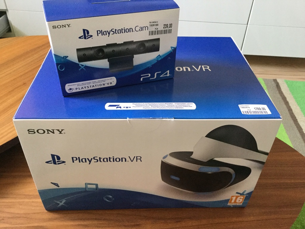 PlayStation VR + kamerka + gra VR Worlds