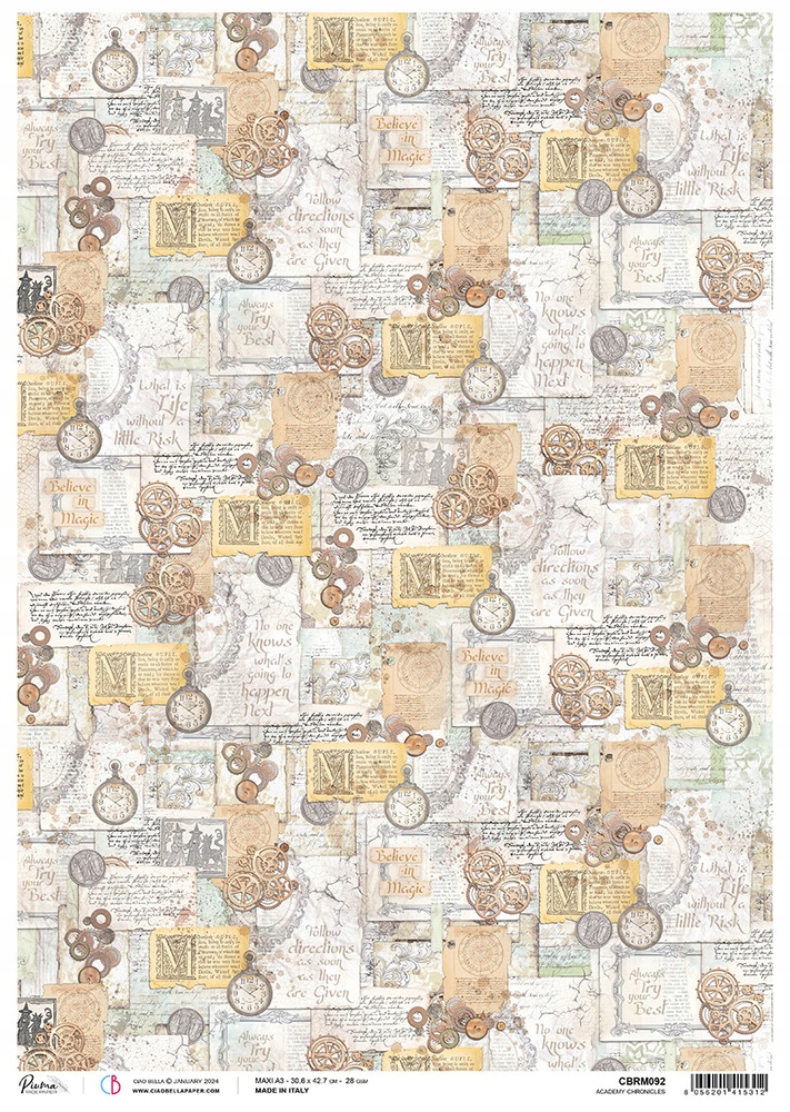 Papier ryżowy Ciao Bella A3 CBRM092