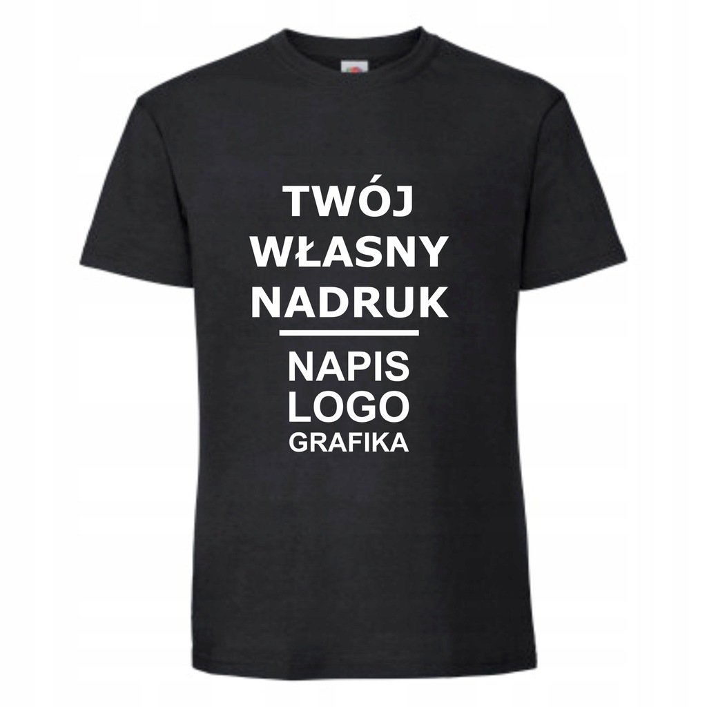 T-shirt koszulka z własnym nadrukiem