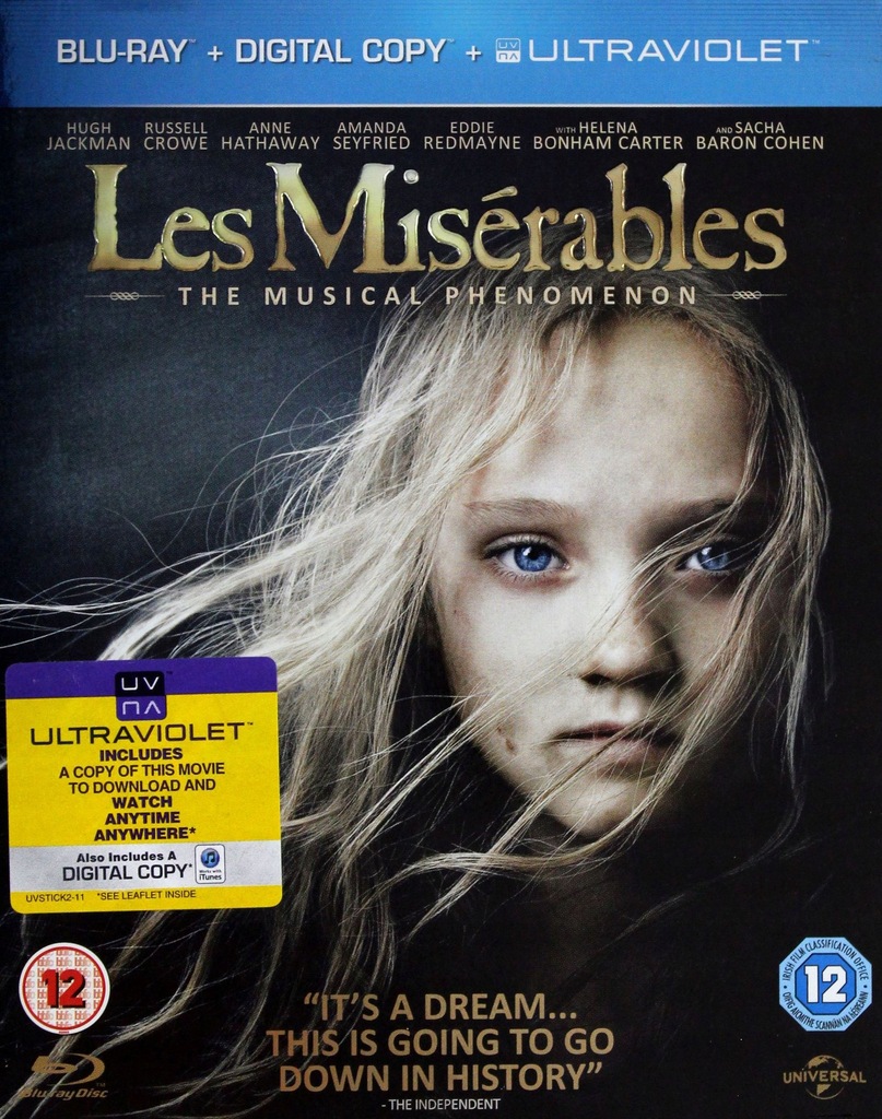 LES MISERABLES [BLU-RAY]