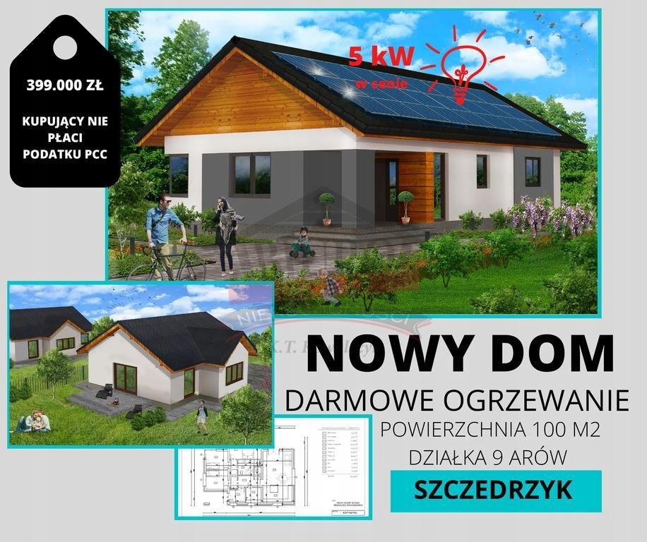 Dom, Szczedrzyk, Ozimek (gm.), 100 m²