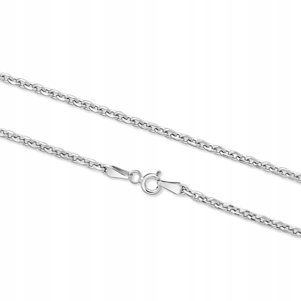 Srebrny łańcuszek - Ankier 60cm pr.925