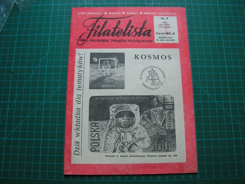 (KT 134) FILATELISTA nr 9 - 1989 r.