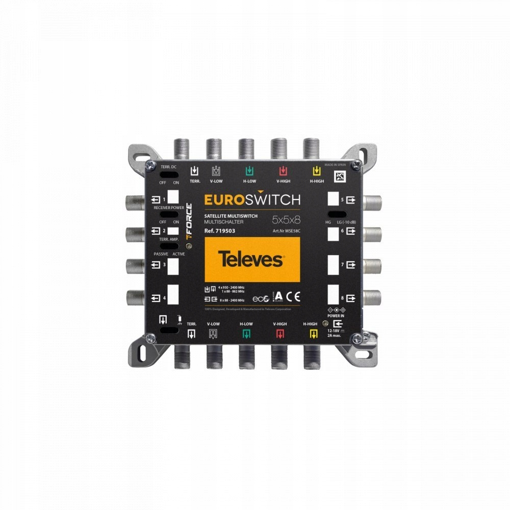 EuroSwitch Televes 5x5x8 ref. 719503