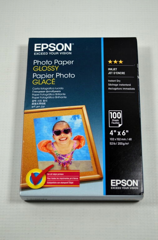 PHOTO PAPER GLOSSY EPSON 4"X6" 100 SZTUK