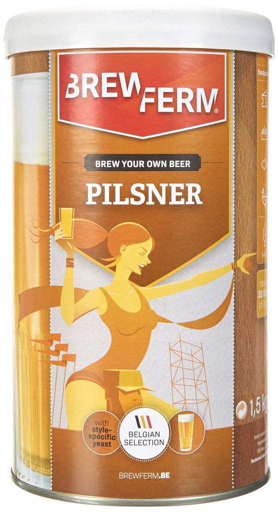 Brewferm Pilsner zestaw do warzenia piwa - 20 litrów