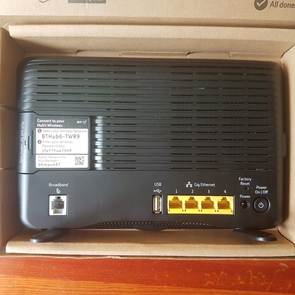 Router BT Smart Hub Type A 8334916175 oficjalne archiwum Allegro