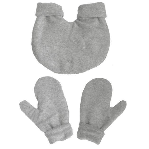 Rękawiczki dla zakochanych - święta - j.szare
