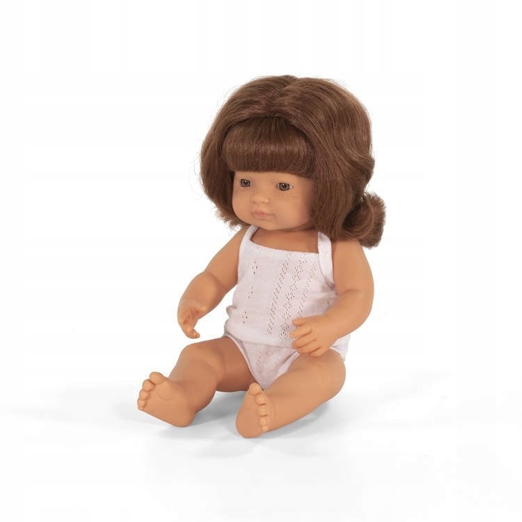Lalka Europejka Rude włosy 38cm Miniland Doll