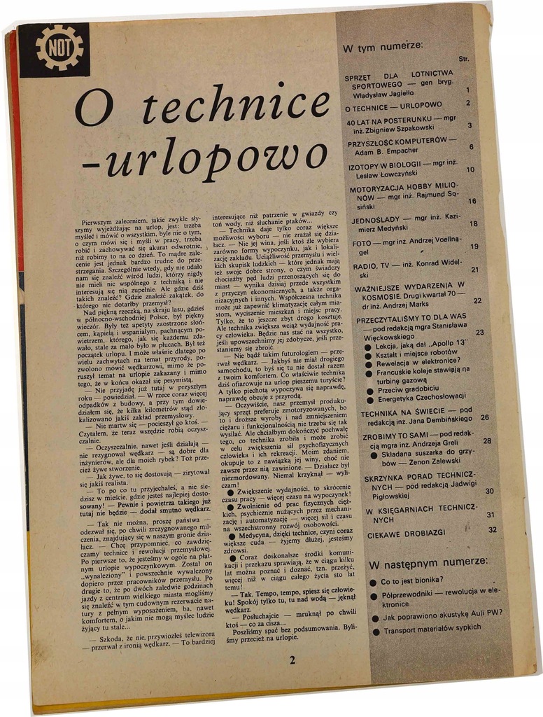 Купить Горизонты технологии 1970/8 уплотнение WSK Mielec: отзывы, фото, характеристики в интерне-магазине Aredi.ru