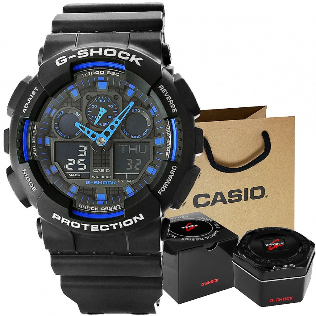 Zegarek Męski CASIO G-SHOCK GA-100 NURKOWANIE