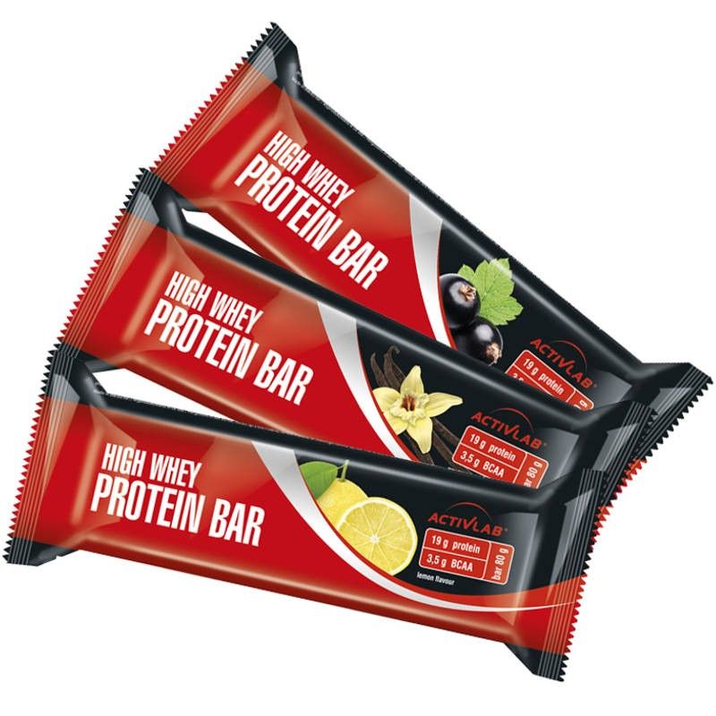 BATON - BIAŁKO - Activlab High Whey Protein Bar