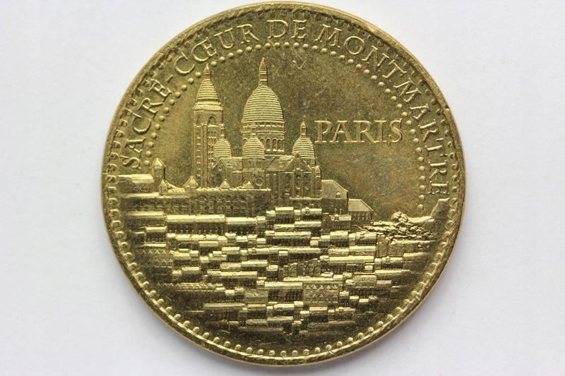 BAZYLIKA SACRE COEUR DE MONTMARTRE PARYŻ ZŁOTO C27