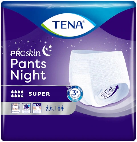 Majtki chłonne Tena Pants super Night L 10 sztuk