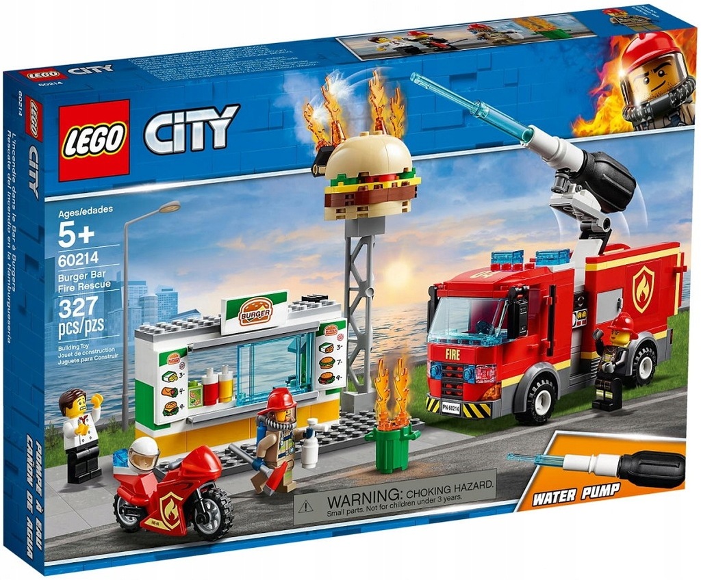 Купить LEGO CITY FIRE SERVICE 60214 Пожарная машина Позар: отзывы, фото ...