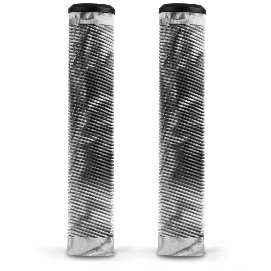 Gripy uchwyty do hulajnogi czarno - białe 160 mm G3 2 szt.