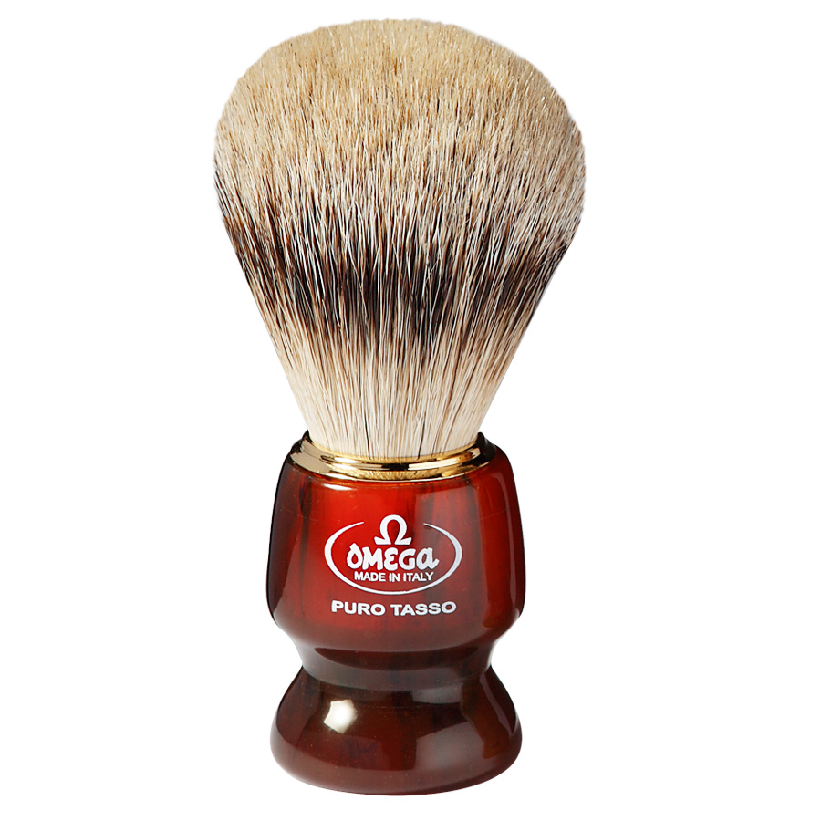 Omega pędzel do golenia 616 Shaving brush borsuk