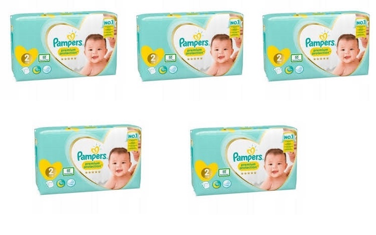 PAMPERS PREMIUM PROTECTION 2 PIELUCHY 5X40SZT Z78