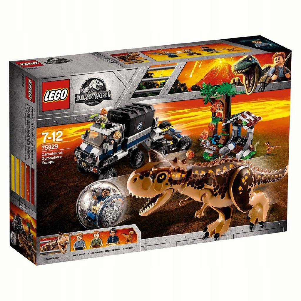 LEGO Jurassic Ucieczka przed karnotaurem 75929