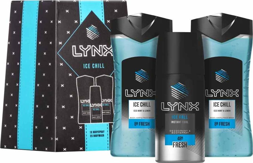 Lynx Zestaw Prezentowy 2x50ml Żel +35ml Dezodorant