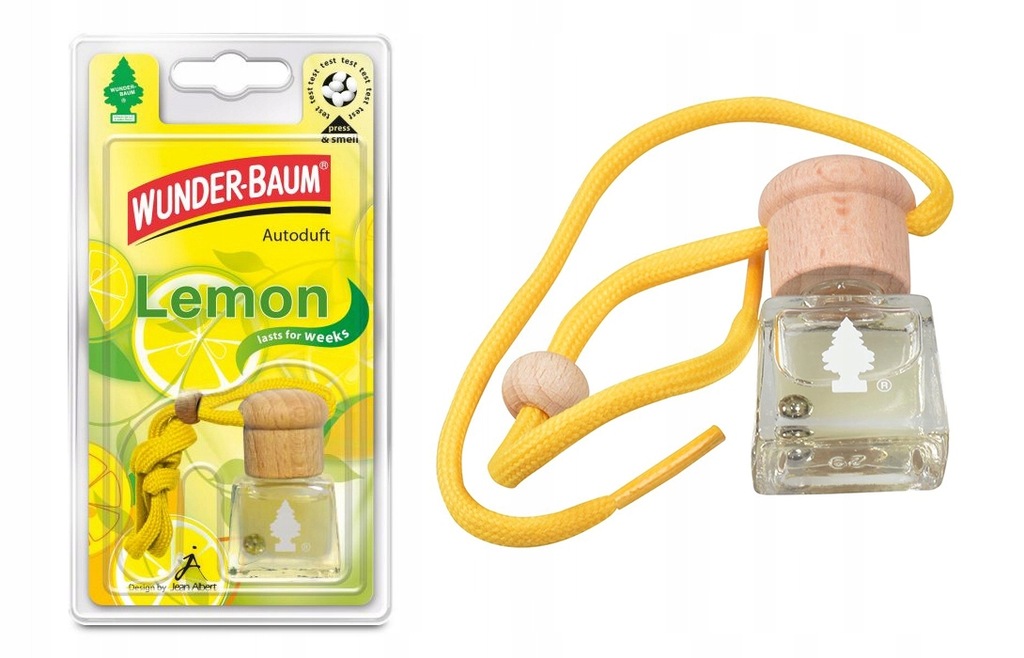 Zapach zawieszka Wunder-baum Bottle Lemon 4,5ml