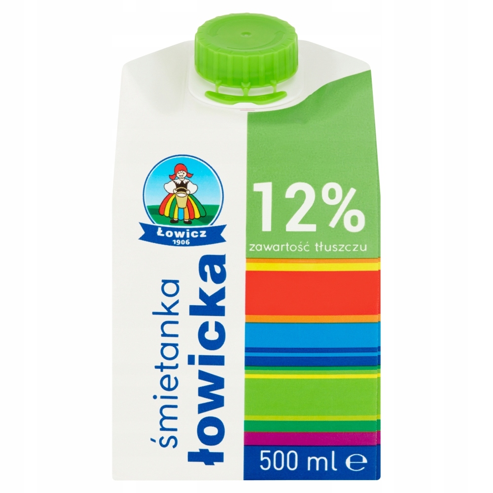 Łowicz śmietanka uht 12% 500ml