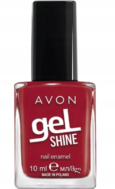 Avon Gel Shine żelowy lakier RED IS RED