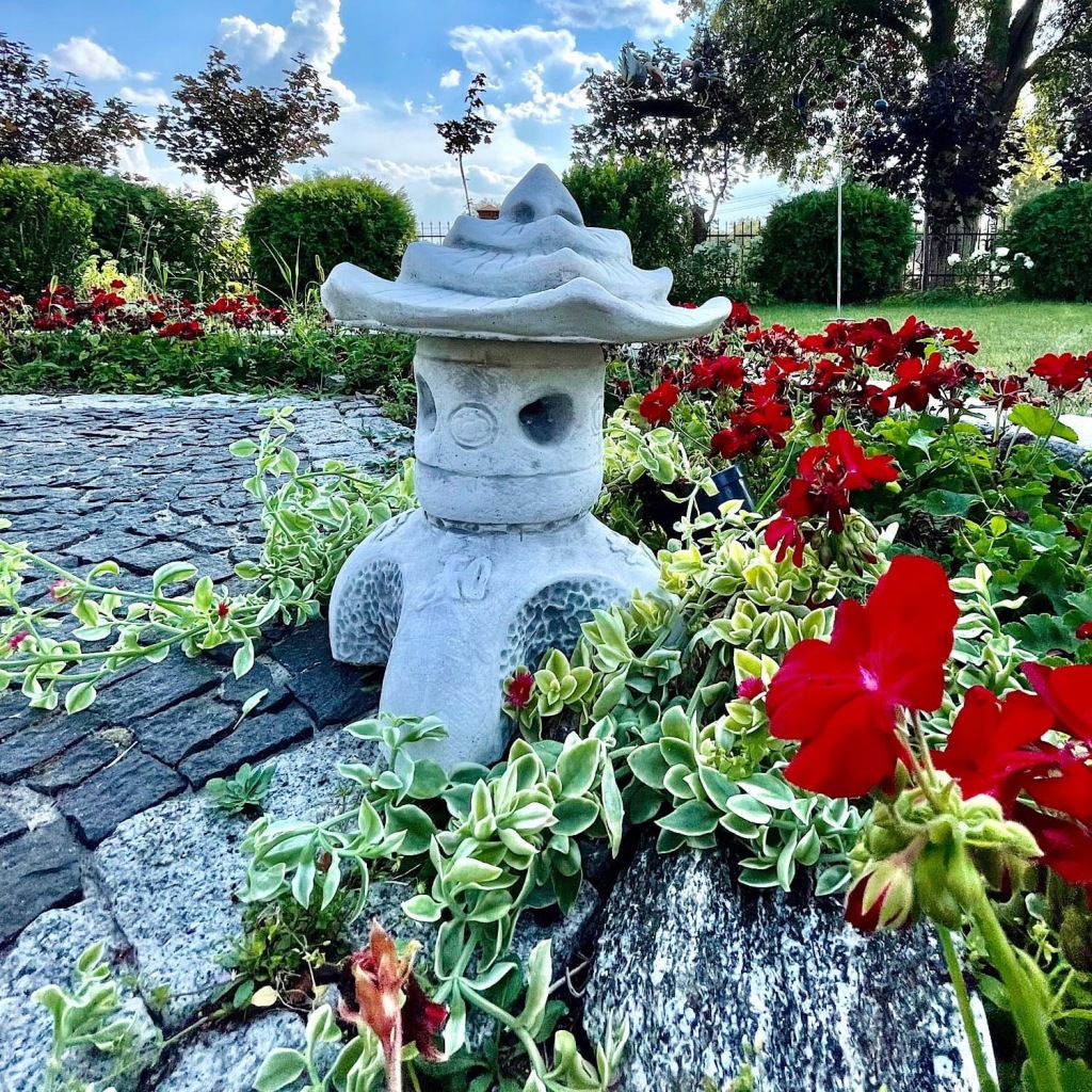 Pagoda lampa do ogrodu w stylu japońskim