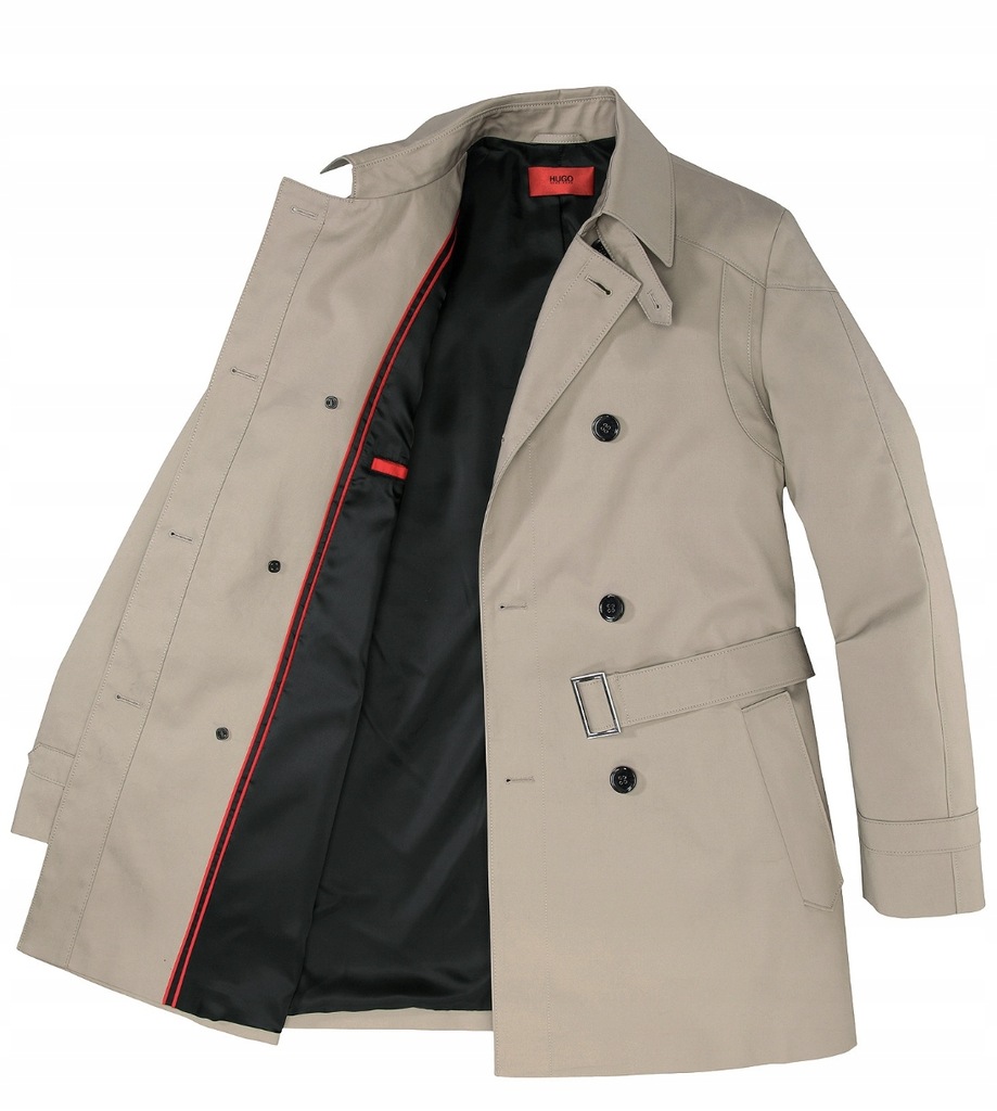 HUGO BOSS Męski ORYGINALNY TRENCH MOVER1 -48