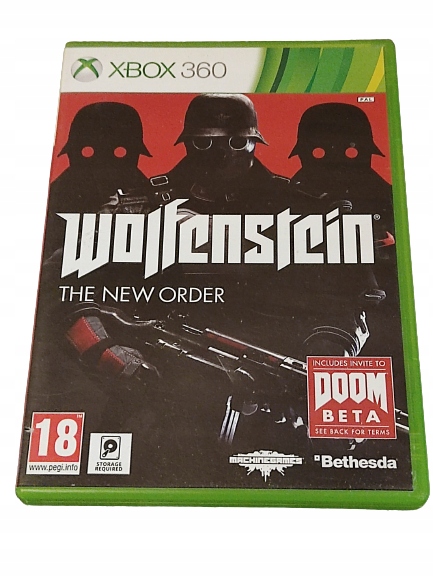 XBOX 360 WOLFENSTEIN THE NEW ORDER GRA X360