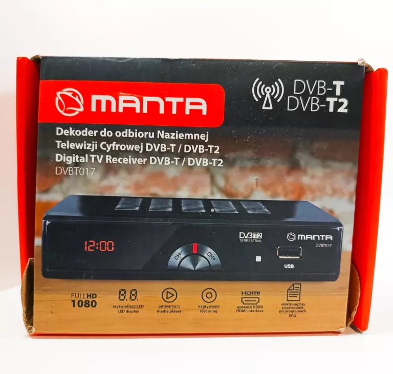 DEKODER DVB-T2 MANTA