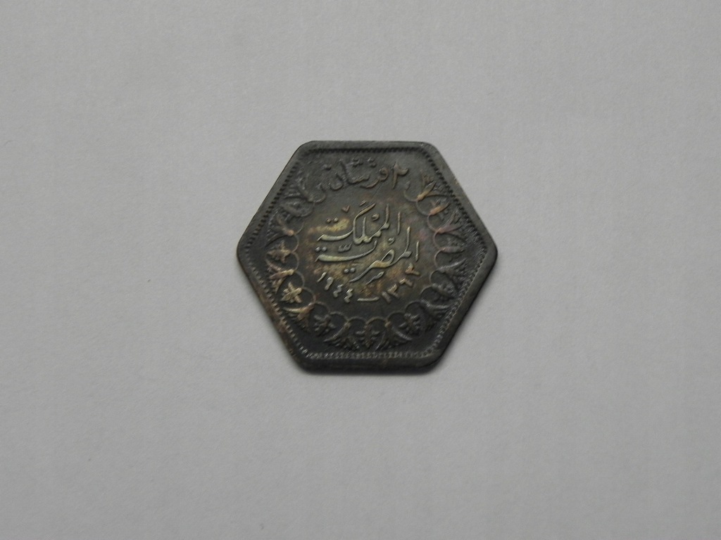 35496/ 2 PIASTRES 1944 EGIPT Ag