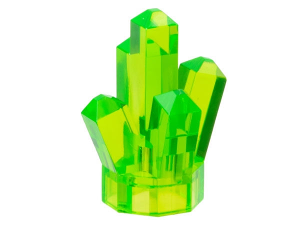 LEGO Kryształ Klejnot Trans-Bright Green 52