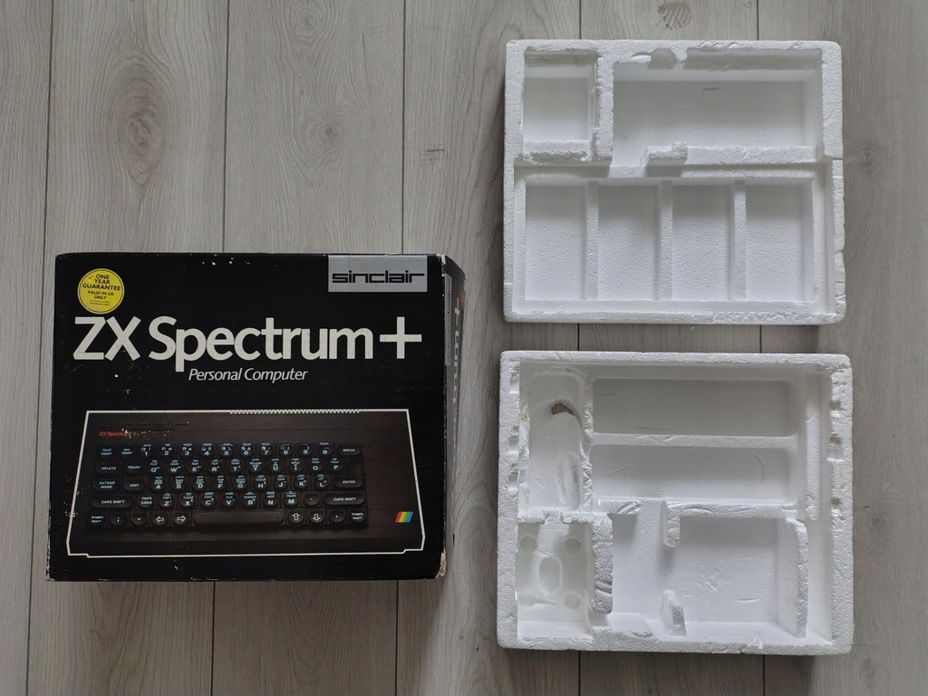 ZX SPECTRUM + PLUS ORYGINALNE PUDEŁKO + STYROPIANY