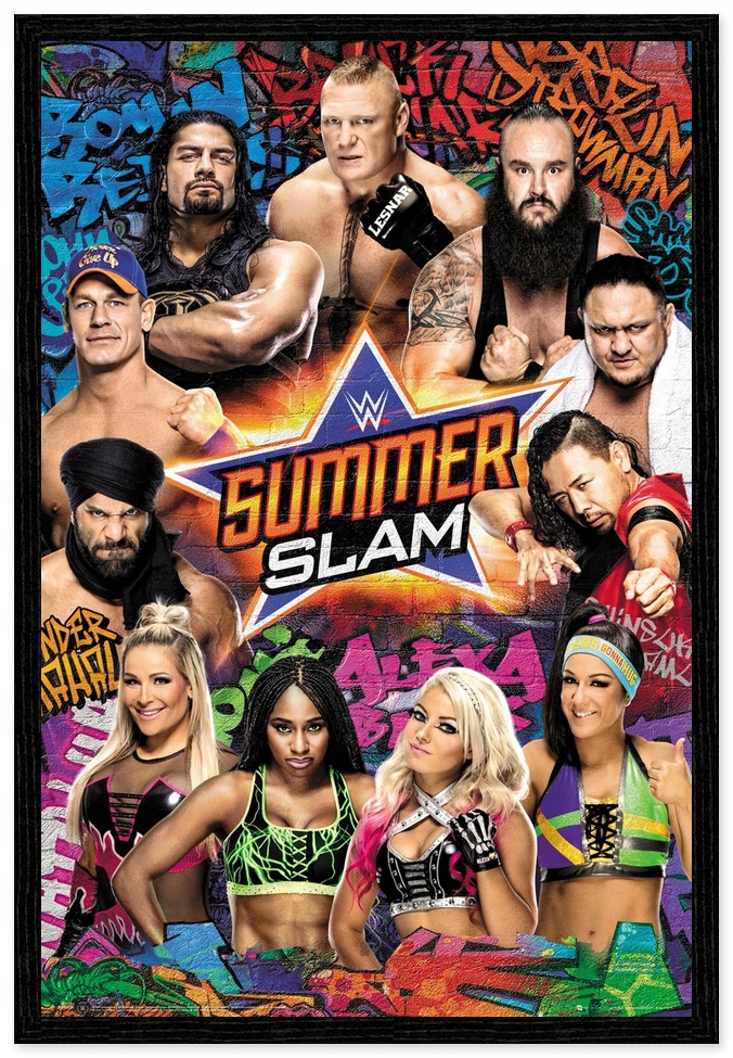 Купить WWE Summerslam 2017 - постер 61x91,5 см: отзывы, фото, характеристики в интерне-магазине Aredi.ru