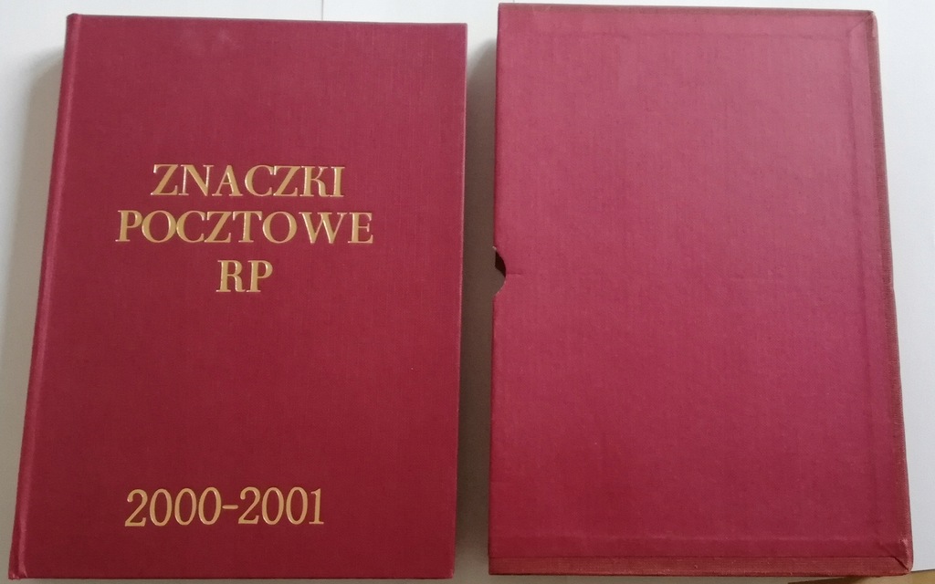 Tom XXIII 2000-2001 pusty na znaczki z etui