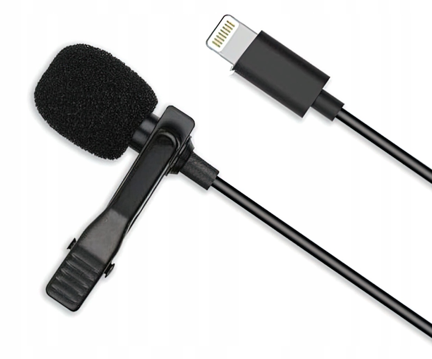 XO mikrofon przewodowy MKF03 Lightning czarny