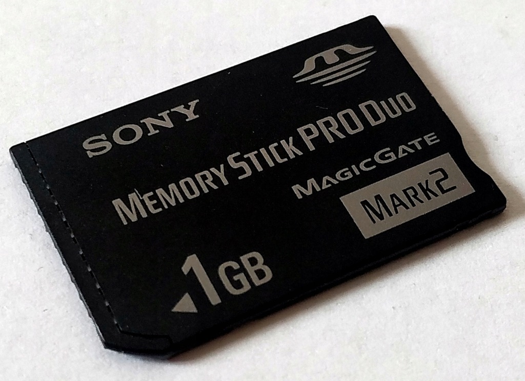 KARTA PAMIĘCI SONY 1GB MEMORY STICK PRO DUO MARK2