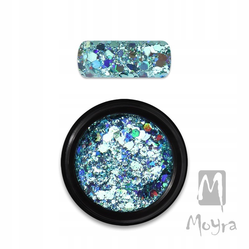 Moyra Holo Glitter Mix pyłek brokat 04 Turquoise 1