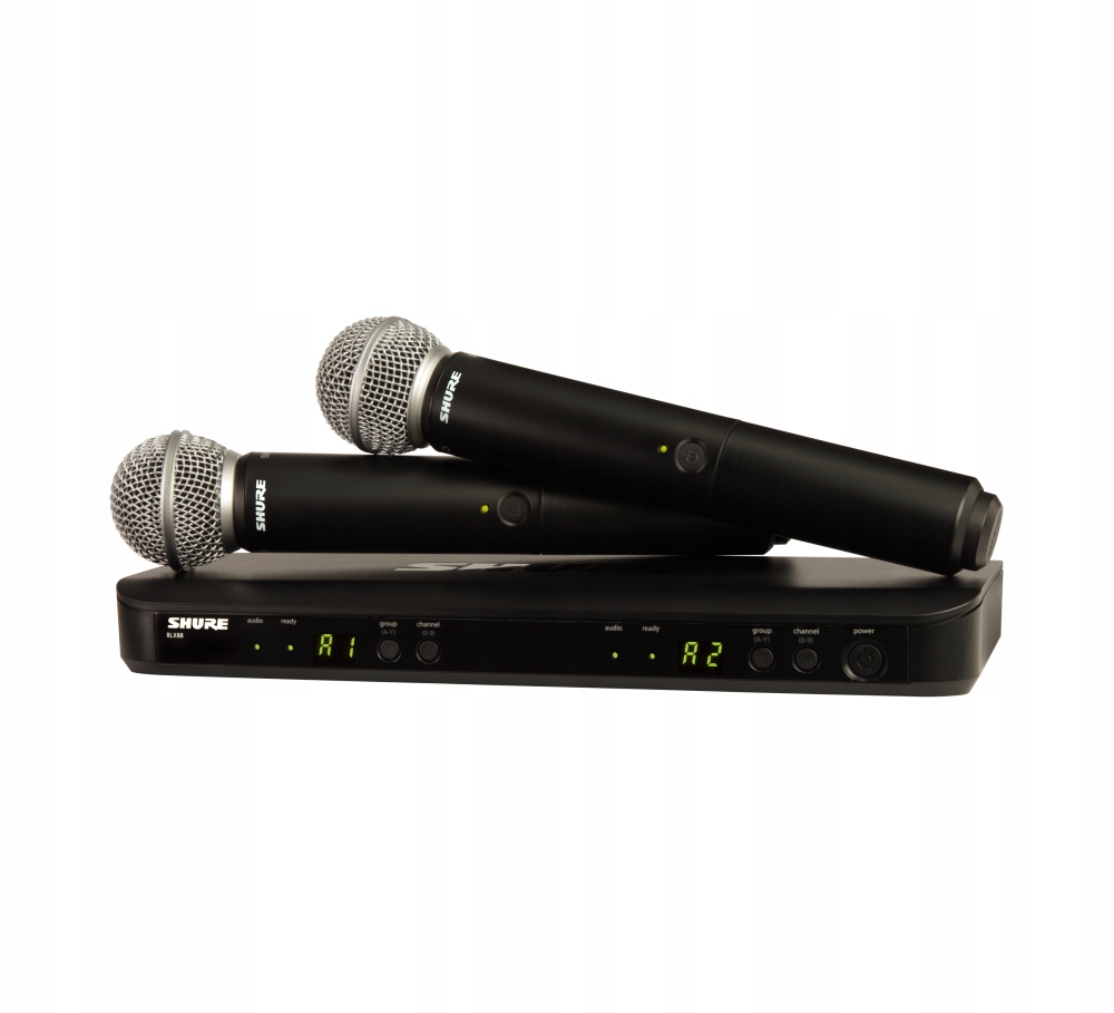 Shure BLX288E/SM58 mikrofony bezprzewodowe do ręki