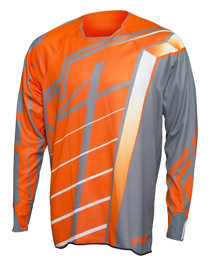 JT RACING KOSZULKA HYPER BREAKER ORANGE/GREY L