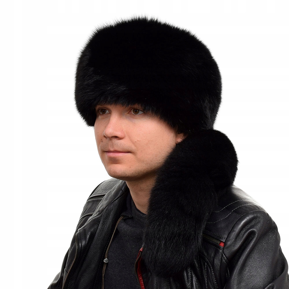 Модные мужские шапки из меха с хвостом