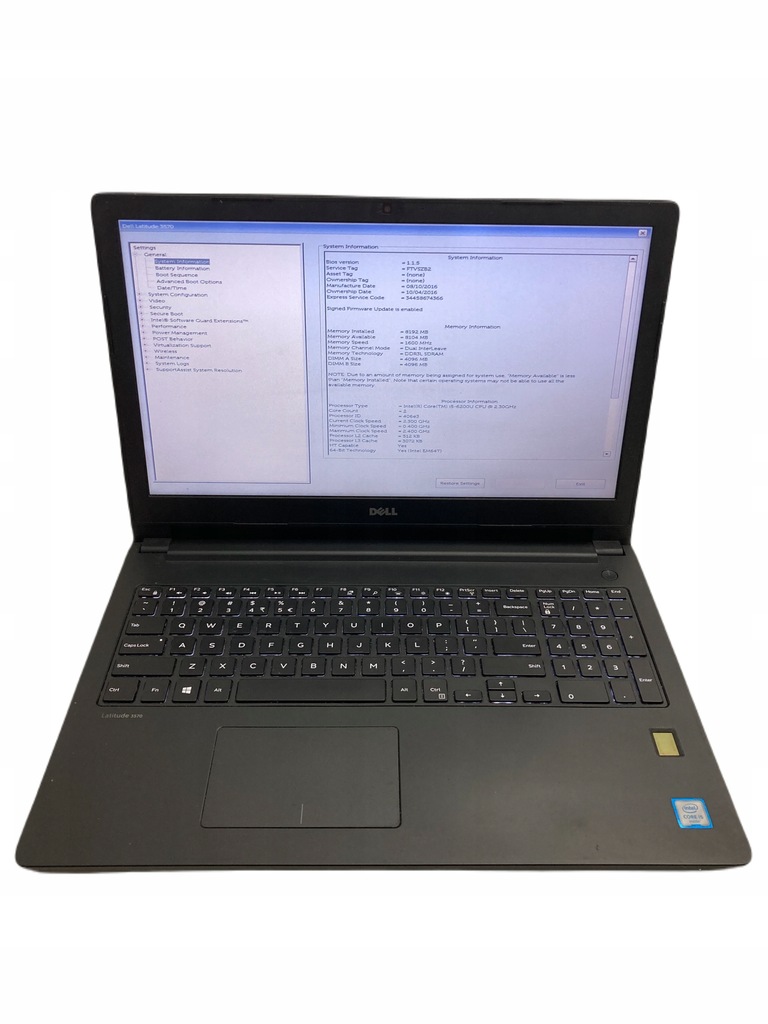 Laptop DELL LATITUDE 3570 15,6 " i5 8 GB Y51