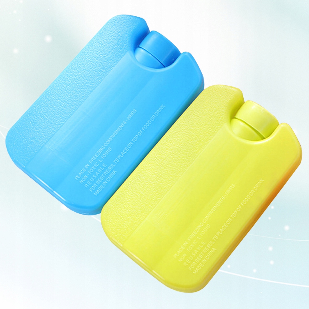 2szt Cool Coolers Slim Lunch Ice Packs Multicolor