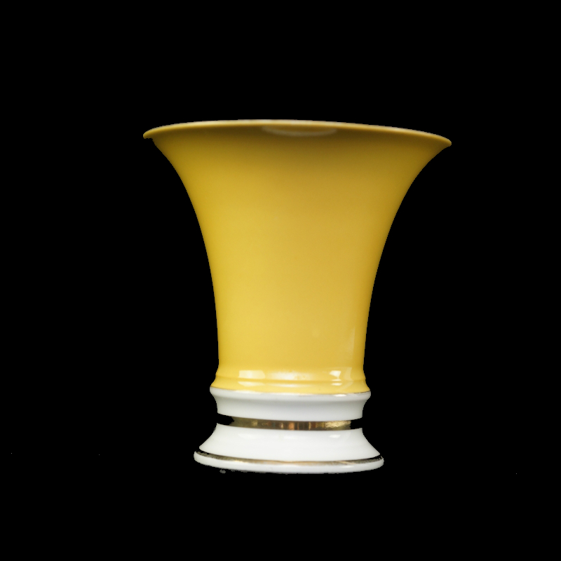 FURSTENBERG WAZON TYPU KRATER W ŻÓŁCI