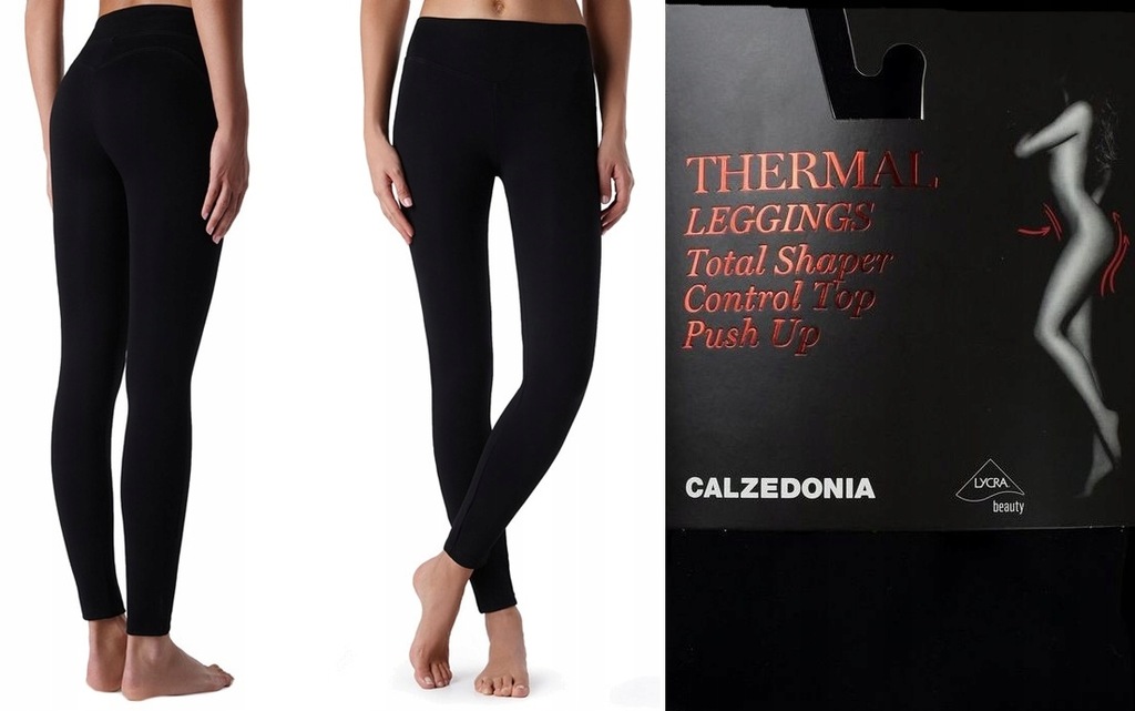 Total Shaper Leggings Control Top Push Up Calzedonia Leggings