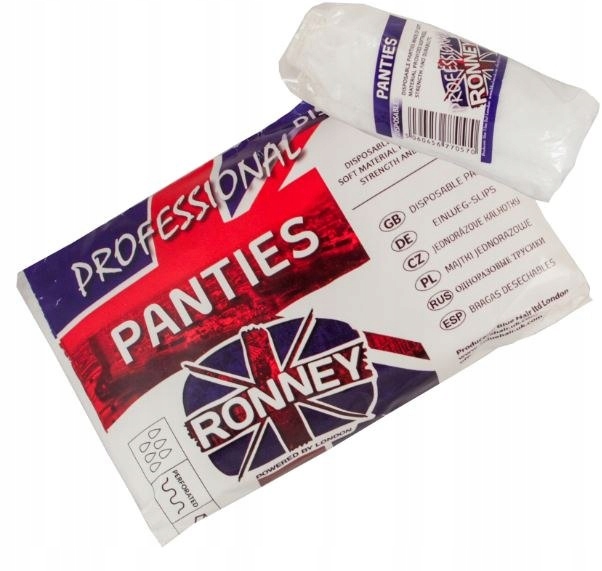 ACTIV RONNEY - Jednorazowe majtki WHITE PANTIES (5