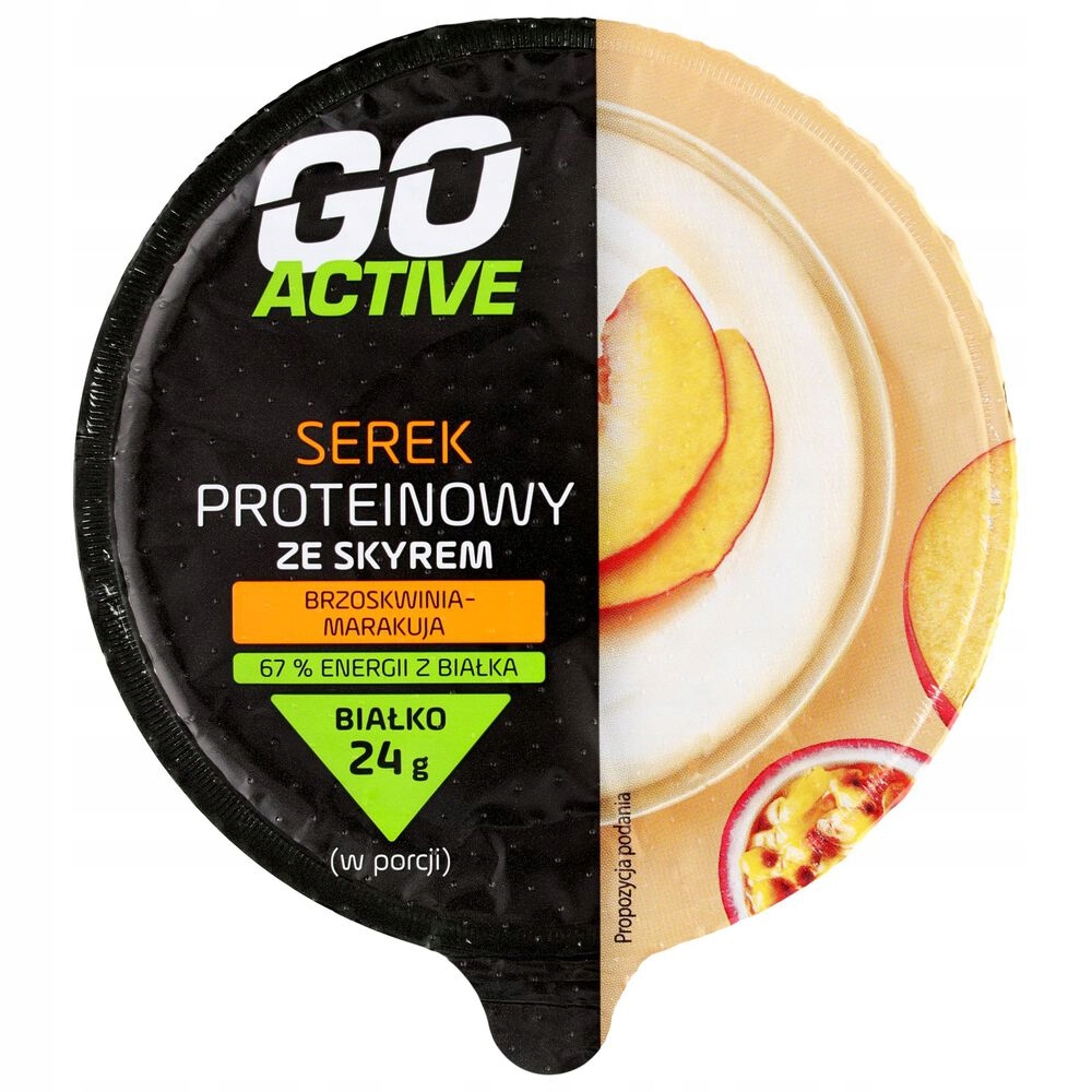 Go Active Serek proteinowy ze skyrem brzoskwinia-marakuja 200 g
