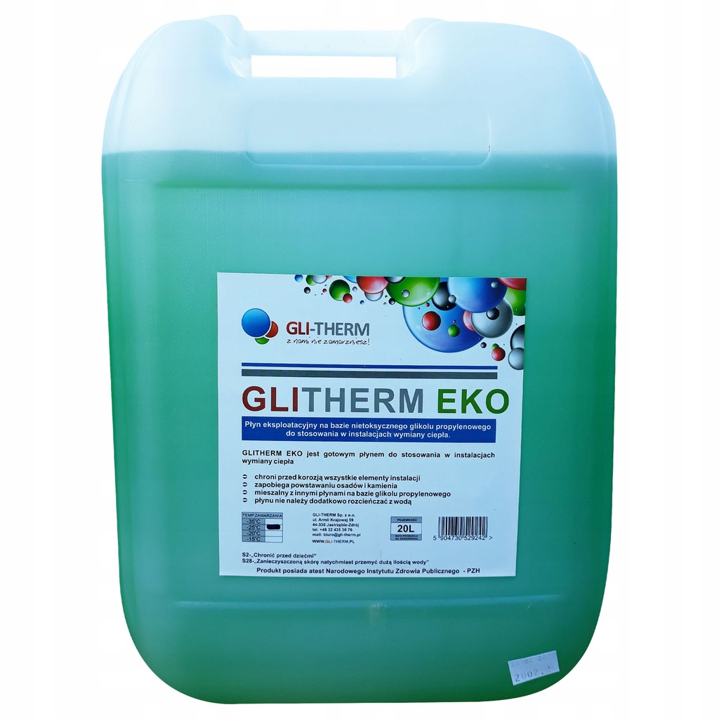 Glikol Propylenowy Ekologiczny GLITHERM -25 100L