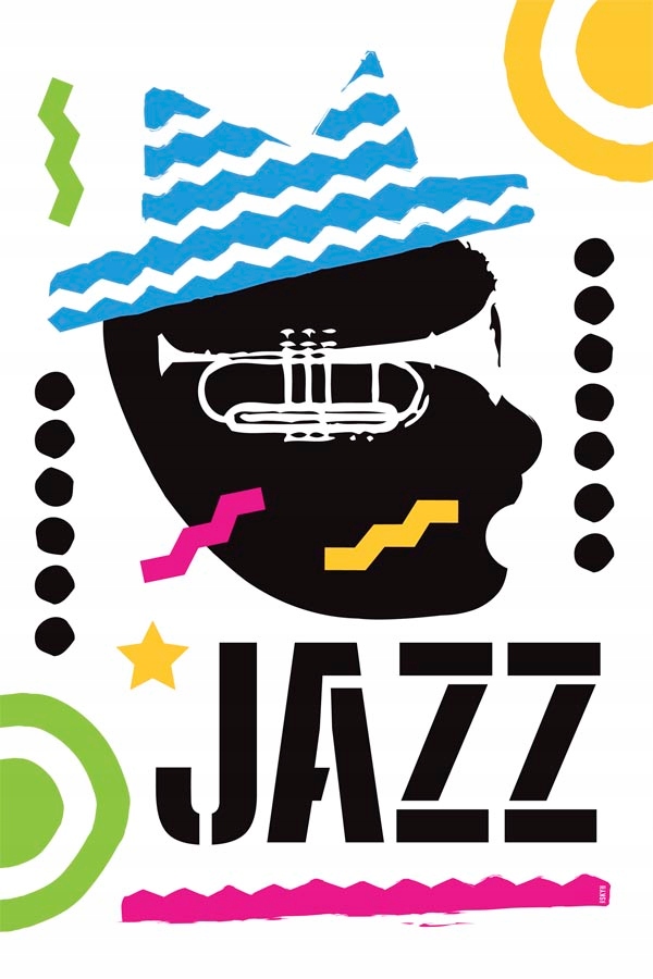 Jazz - plakat 61x91,5 cm